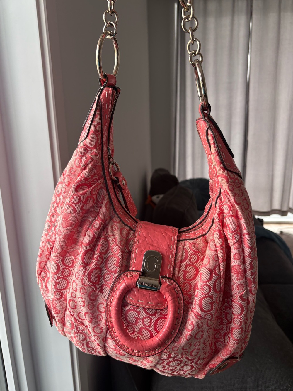 Pinkish vintage guess Hobo Shoulder Bag